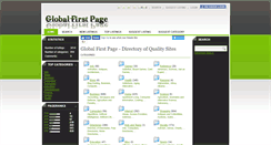 Desktop Screenshot of globalfirstpage.com